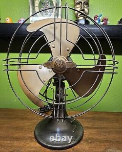 Needs REPAIRED Vtg GE General Electric VORTALEX FAN 2 SPEED FM10V21 Oscillator