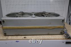 Nice Clean Vintage GE General Electric Metal Double Adjustable Window Box Fan US