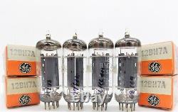 Nice Quad of N. O. S Tested Vintage General Electric 12BH7A Tubes withMatching Codes