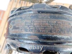 Old 1901 General Electric Pancake Fan, For Restore, Missing Cage, Not Tested