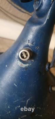 Old Vintage GE General Electric TILTING Fan Vortalex Desk 3 Speed FM12V43 WORKS