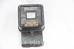 Old Vintage General Electric Alternating Current Watthour Meter Made in Germany