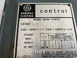 One (1) VINTAGE General Electric CR1062S17A Manual Motor Starter, NOS