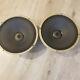 Pair Vintage General Electric A1-403 8ohm Woofers Bass Speakers 12 Inches
