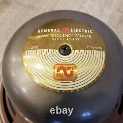 Pair VIntage General electric A1-403 8ohm woofers bass speakers 12 inches