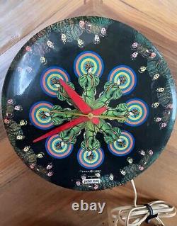 Peter Max Clock Victorian Ladies General Electric GE Tested and Works