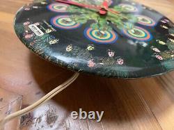 Peter Max Clock Victorian Ladies General Electric GE Tested and Works