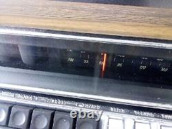 RARE General Electric C4390B AM/FM Vintage Clock Radio RARE Tube CLOCK 70'S