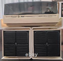 RARE VINTAGE EARLY 1970s G. E. CONCERT HALL STERIO SOUND SYSTEM! WORKING