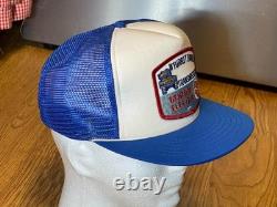 RARE! VTG GE General Electric Trucker Hat Snapback Tank/Turret Drives Patch