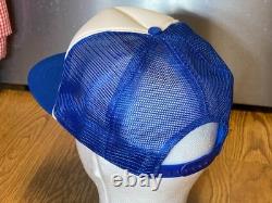 RARE! VTG GE General Electric Trucker Hat Snapback Tank/Turret Drives Patch