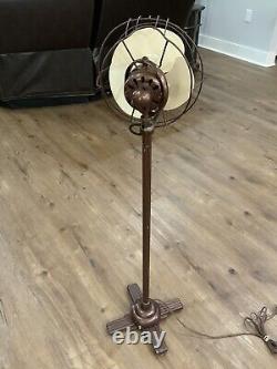 RARE Vintage 1940s General Electric Vortalex Floor Oscillating Fan Approx 41 H