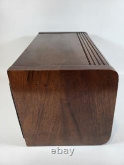 RARE Vintage General Electric C-103 Tube Radio 1950s Mahogany Case