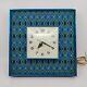 Rare Vintage Mid Century Psychedelic General Electric Blue Wall Clock Model 2548