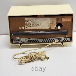 RARE Vtg 1955 General Electric GE MUSI THERM Thermostat Alarm Clock Music Radio