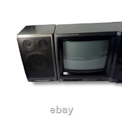 (READ) Vintage General Electric TV Radio Entertainment Center 7-7800A 9.5 RARE
