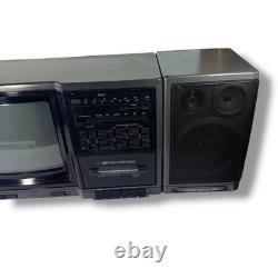 (READ) Vintage General Electric TV Radio Entertainment Center 7-7800A 9.5 RARE