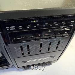 (READ) Vintage General Electric TV Radio Entertainment Center 7-7800A 9.5 RARE
