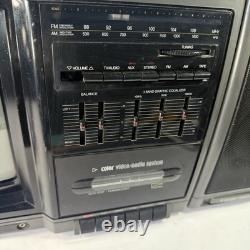 (READ) Vintage General Electric TV Radio Entertainment Center 7-7800A 9.5 RARE