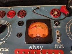 Rare General Electric GE Vintage Tube Checker Model TC-3A Tube Tester- Powers On