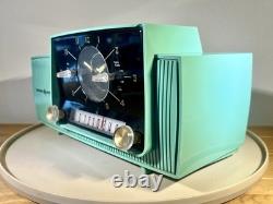 Rare Ocean Turquoise General Electric C-416C Clock Radio Restore/Display/Parts