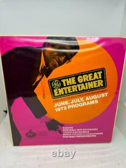 Rare Vintage GE General Electric Audio Electronics Ray Charles 1973 Sales Binder