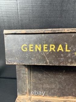 Rare Vintage GE Mazda Lamps Multi Socket Metal Panel Fixture Hard to Find