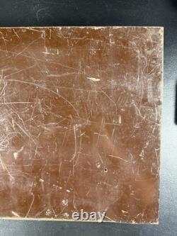 Rare Vintage GE Mazda Lamps Multi Socket Metal Panel Fixture Hard to Find
