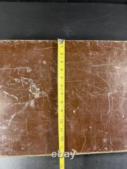 Rare Vintage GE Mazda Lamps Multi Socket Metal Panel Fixture Hard to Find