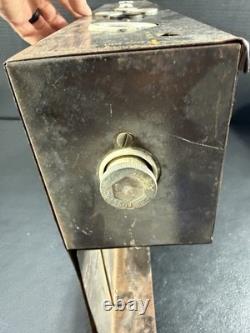 Rare Vintage GE Mazda Lamps Multi Socket Metal Panel Fixture Hard to Find