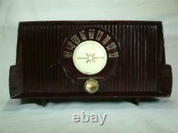 Restored General Electric 1950's Jet Age AM vintage tube radio