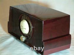 Restored General Electric 1950's Jet Age AM vintage tube radio