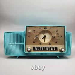 Restored Vintage General Electric C415 Tube Radio Alarm Clock