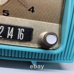 Restored Vintage General Electric C415 Tube Radio Alarm Clock