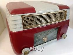 Tabletop Radio Antique Vintage Art Deco GE Model 202 General Electric Primeau