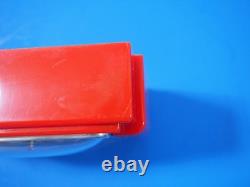 Telechron General Electric 1949-53 2H25 Red Clock Restored New Movement GE