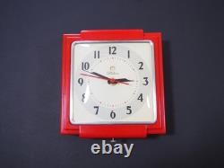 Telechron General Electric 1949-53 2H25 Red Clock Restored New Movement GE