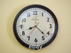 Telechron General Electric 1950s 15 Vintage School Clock GE Updated Quartz