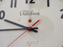 Telechron General Electric 1950s 15 Vintage School Clock GE Updated Quartz