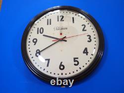 Telechron General Electric 1950s 15 Vintage School Clock GE Updated Quartz