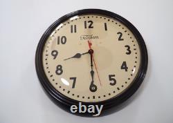Telechron General Electric 1950s 15 Vintage School Clock GE Updated Quartz