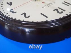 Telechron General Electric 1950s 15 Vintage School Clock GE Updated Quartz