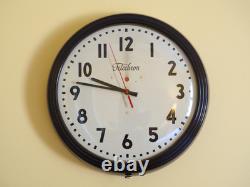 Telechron General Electric 1950s 15 Vintage School Clock GE Updated Quartz
