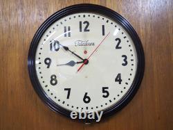 Telechron General Electric 1950s 15 Vintage School Clock GE Updated Quartz