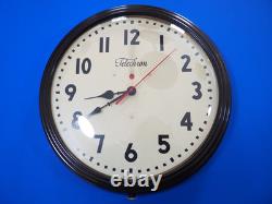 Telechron General Electric 1950s 15 Vintage School Clock GE Updated Quartz