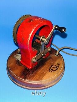 Tesla 1920s Electric Shock Generator Hand Crank -Working
