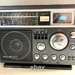 Tested GE General Electric Shortwave Radio 7-2990A Portable 6 Band AM/FM Vintage