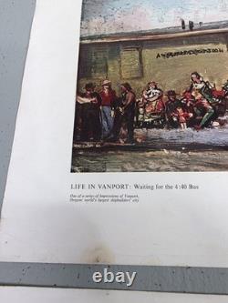 The Life in Vanport Vintage Art Prints circa 1944 Portland General Electric