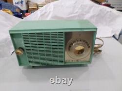 Turquoise 1959 General Electric Model T129 AM Vintage Radio Mid Century NICE