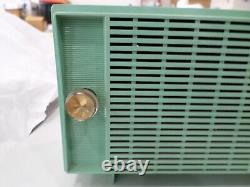 Turquoise 1959 General Electric Model T129 AM Vintage Radio Mid Century NICE